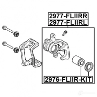 Тормозной суппорт FEBEST 2977fliirl 1436947373 P YKKK - Изображение 2