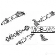 Карданный подшипник FEBEST UD 94O3 4056111005201 mcb002 3827380 - Изображение 2
