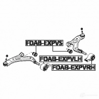 Сайлентблок FEBEST 4056111116945 fdabexpvs 2Z CLW 3826251 - Изображение 2