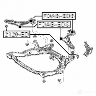 Сайлентблок FEBEST 3826249 4056111110462 R DYRU fdabedb - Изображение 2