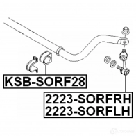 Втулка стабилизатора FEBEST TK06R J 4056111072074 ksbsorf28 3827121 - Изображение 2