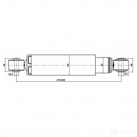 Амортизатор FEBEST U5 U7V7 1437406913 17655543r - Изображение 2