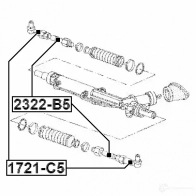 Рулевой наконечник FEBEST 1424541634 1721c5 5N I05PX 4056111128702 - Изображение 2