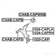Рычаг FEBEST O5SC P 3824013 4056111049250 1024caprh - Изображение 2