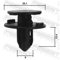 Зажим, молдинг / защитная накладка Febest 1441336576 88570-135 XOY 9IB 4056111169682 - Изображение 2