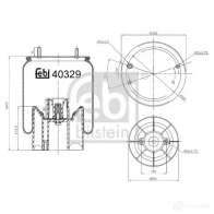 Пневмоподушка FEBI BILSTEIN 1086595 61K NX 40329 4027816403296