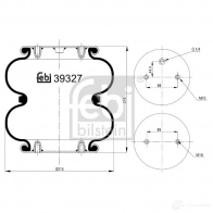 Пневмоподушка FEBI BILSTEIN 4027816393276 T 6D1K 1085605 39327