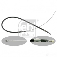 Трос ручника FEBI BILSTEIN 4027816228844 Volkswagen Bora (A4, 1J2) 4 Седан 1.9 TDI 110 л.с. 1998 – 2001 22884 Z4Y P5