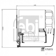Масляный фильтр FEBI BILSTEIN JB0 GYP5 175373 1437963056