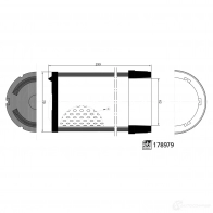 Воздушный фильтр FEBI BILSTEIN 4QC J808 1439862664 178979 - Изображение 3