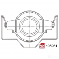 Выжимной подшипник FEBI BILSTEIN 1424389890 105261 4054224052617 E2 SQS