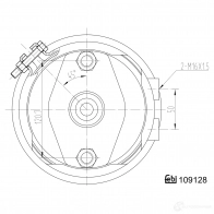 Тормозная пневматическая камера FEBI BILSTEIN 1438033077 XT ZEYV 109128 - Изображение 2