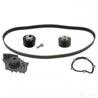Комплект ремня ГРМ с помпой FEBI BILSTEIN Peugeot 46411 4027816464112 HVX 1EVR