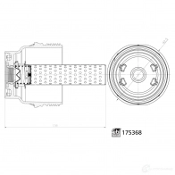 Крышка корпуса масляного фильтра FEBI BILSTEIN 175368 39K LC1M 1437974478 - Изображение 2