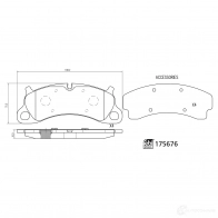 Тормозные колодки дисковые, комплект FEBI BILSTEIN 1437400420 NY NLE 175676 - Изображение 2
