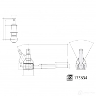 Рулевой наконечник FEBI BILSTEIN ER X7AZV 175634 1437994494 - Изображение 2
