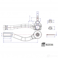 Рулевой наконечник FEBI BILSTEIN C EGVY 182036 Hyundai Tucson (TL) 2 Кроссовер 2.0 4wd 155 л.с. 2015 – наст. время