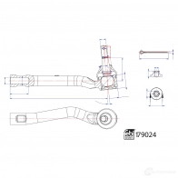 Рулевой наконечник FEBI BILSTEIN 1439875085 179024 MHV HDG - Изображение 2
