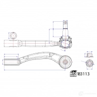 Рулевой наконечник FEBI BILSTEIN 5JPN LM 183113 Mercedes Sprinter (907, 910) 3 Кабина с шасси (3T) 2.1 211 CDI (921. 923) 114 л.с. 2018 – 2025