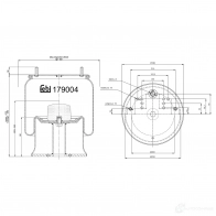 Пневмоподушка FEBI BILSTEIN UW LLP7 1439876253 179004