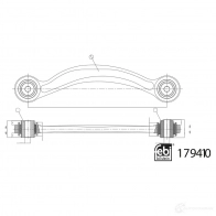 Рычаг подвески FEBI BILSTEIN 179410 1439881213 FSYNC ZM - Изображение 3
