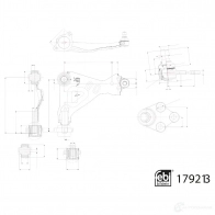 Рычаг подвески FEBI BILSTEIN 1439881219 179213 3FO9 8 - Изображение 2