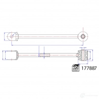 Рычаг подвески FEBI BILSTEIN 177887 23 KRB 1439881222 - Изображение 3