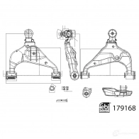 Рычаг подвески FEBI BILSTEIN 179168 VX 82Z 1439881296 - Изображение 3