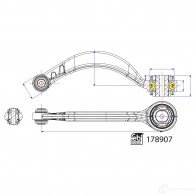 Рычаг подвески FEBI BILSTEIN 1439881396 W H2GA 178907 - Изображение 3