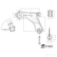 Рычаг подвески FEBI BILSTEIN 177893 9 G5K04 1439881544 - Изображение 2