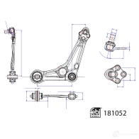 Рычаг подвески FEBI BILSTEIN 9WH 97E 181052 1439881636 - Изображение 2