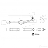 Рычаг подвески FEBI BILSTEIN 176066 MVWS D 1438003635 - Изображение 3