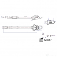 Рычаг подвески FEBI BILSTEIN 1439881801 178817 UFN 9E - Изображение 3