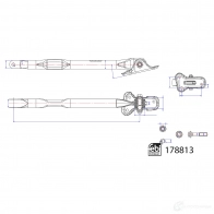 Рычаг подвески FEBI BILSTEIN 1439881802 ZZO Q0 178813 - Изображение 3