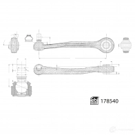 Рычаг подвески FEBI BILSTEIN PWNWH K 178540 1439881822 - Изображение 2