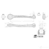Рычаг подвески FEBI BILSTEIN 7CRG FJ 1439881824 178539 - Изображение 2