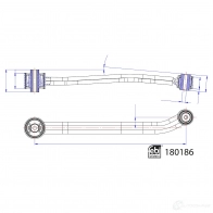 Рычаг подвески FEBI BILSTEIN 1439881943 ZOQB CZZ 180186 - Изображение 3