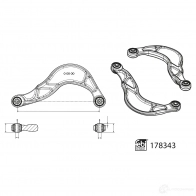 Рычаг подвески FEBI BILSTEIN 1439881957 178343 S6 S0XP6 - Изображение 3