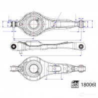 Рычаг подвески FEBI BILSTEIN 06A GXU 1439881958 180061 - Изображение 3
