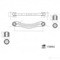 Рычаг подвески FEBI BILSTEIN 1439881964 178992 IFSBE D - Изображение 3