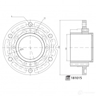 Ступица колеса FEBI BILSTEIN 181015 1439884921 4TWO 3WE