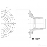 Ступица колеса FEBI BILSTEIN 9FI M4 1439884969 179847