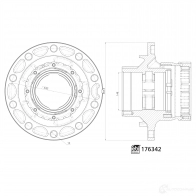 Ступица колеса FEBI BILSTEIN B FPSH 1437997877 176342