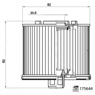 Топливный фильтр FEBI BILSTEIN 8 R2CFBC 1437396131 175644 - Изображение 3
