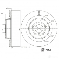 Тормозной диск FEBI BILSTEIN H B79U 171479 1437391910 - Изображение 3