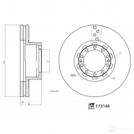 Тормозной диск FEBI BILSTEIN SZFBX HA 1437383385 173146