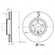 Тормозной диск FEBI BILSTEIN 176802 G5WYB X 1437962006 - Изображение 3