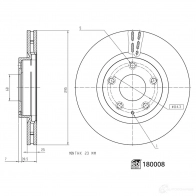 Тормозной диск FEBI BILSTEIN GTGNH5 B 180008 1439886016