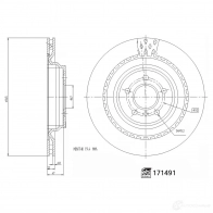 Тормозной диск FEBI BILSTEIN 0VZ W4M 1437390578 171491 - Изображение 3