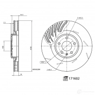 Тормозной диск FEBI BILSTEIN 1437383279 171602 P Y16TR - Изображение 3